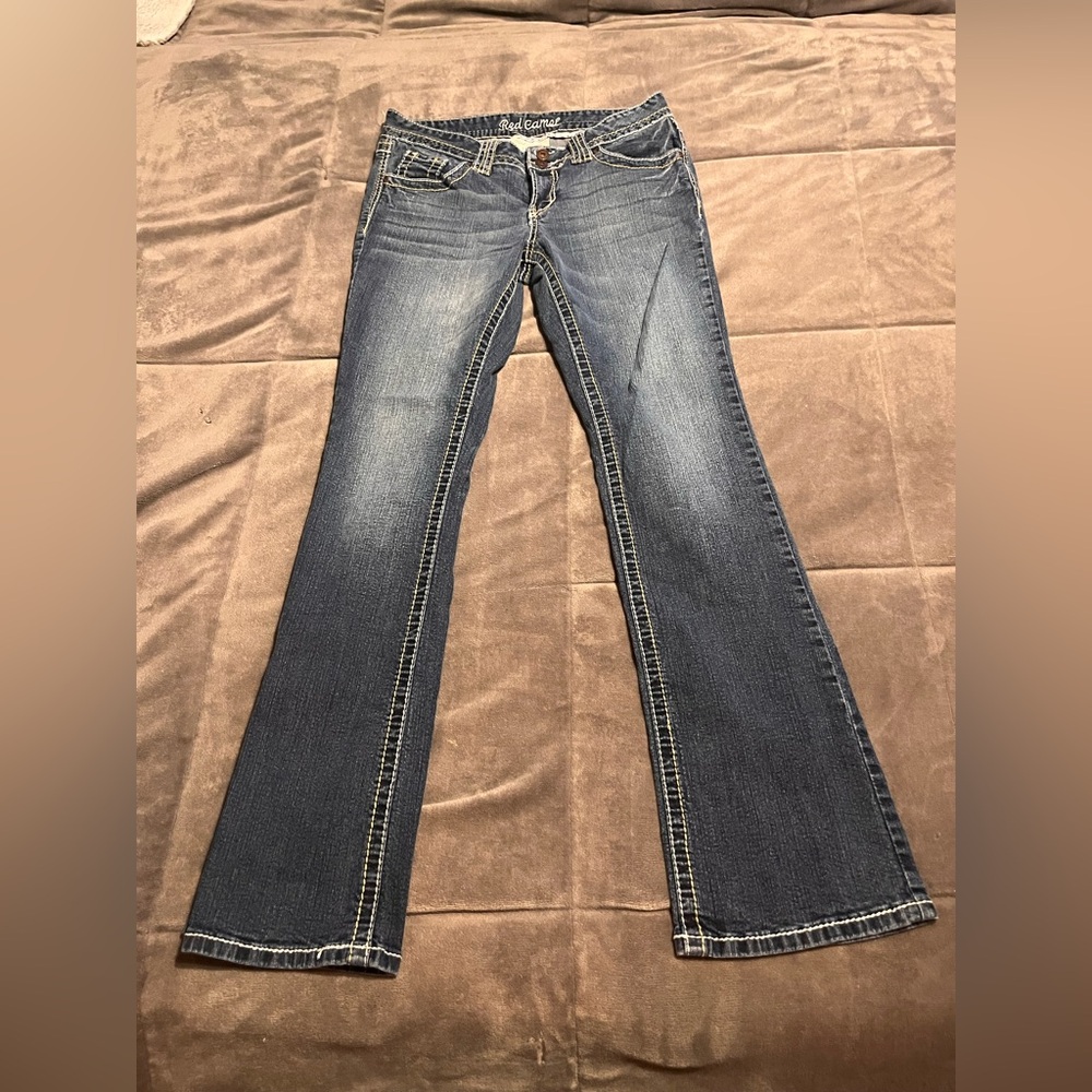 RED CAMEL DENIM JEANS WOMENS SIZE 11